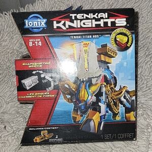 Tenkai Knights Titan HOS Action Figure - Blue, Gold, Black